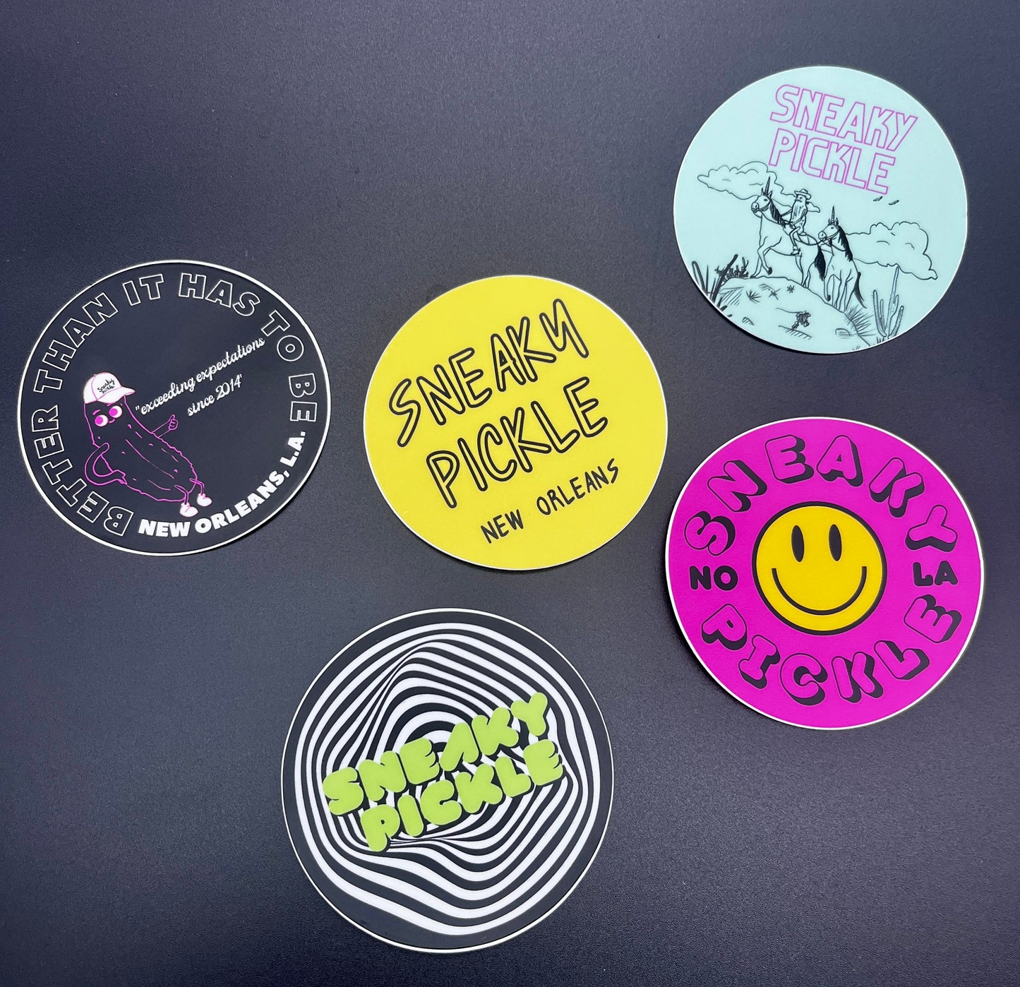 3" vinyl stickers